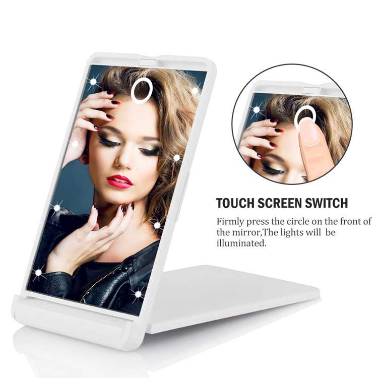 Compact Pocket Cosmetic Mirror Makeup With Illumination